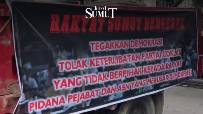 Aksi Ilegal Atas Nama Rakyat Sumut Bergerak di Tunggangi Partai Merah